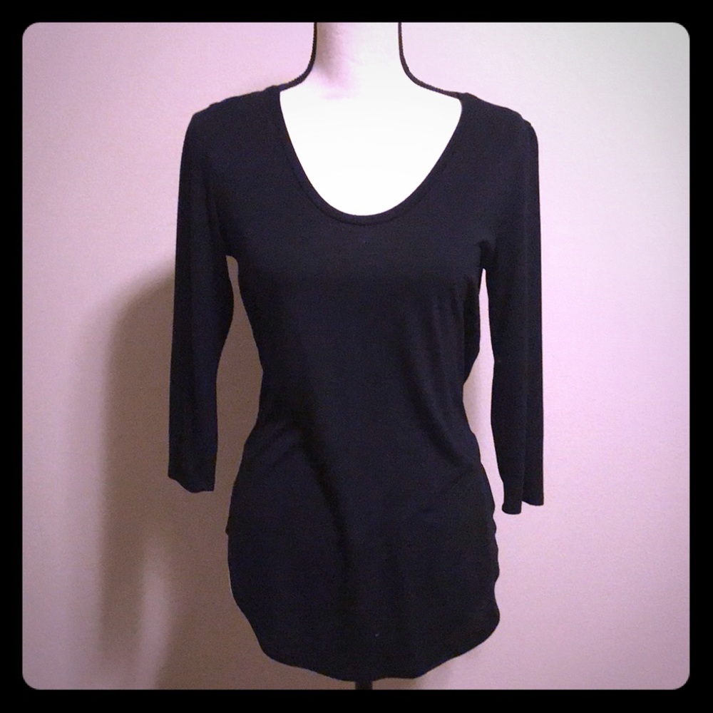 A.N.A. • Black 3/4 length sleeve Blouse